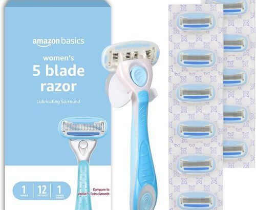 (16% Off) Amazon Basics 5-Blade Razor for Women