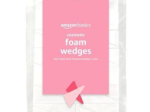 (11% Off) Amazon Basics Cosmetic Foam Wedges For Makeup
