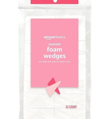 (11% Off) Amazon Basics Cosmetic Foam Wedges For Makeup