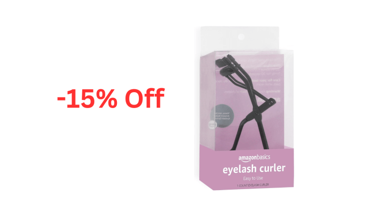 (15% Off)Amazon Basics Eyelash Curler