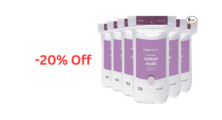 (20% Off) Amazon Basics Oval Premium Pads