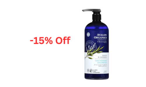 (15% Off) Avalon Organics Therapy Thickening Shampoo