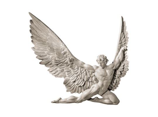 Design Toscano Icarus Winged Man Wall Sculpture