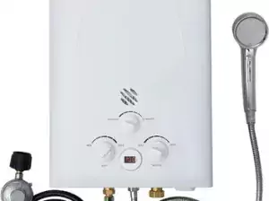 Flame King Portable Tankless Water Heater Propane Gas 10L