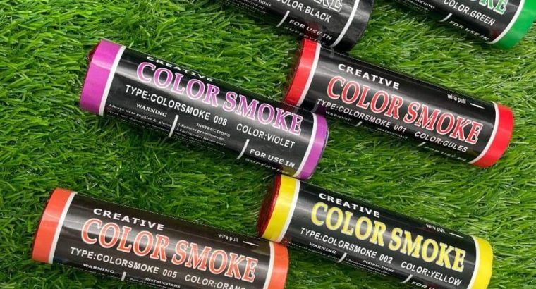 Colour Smoke Bomb wedding photography