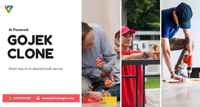 AI powered Gojek clone: Smart way of on demand multi service