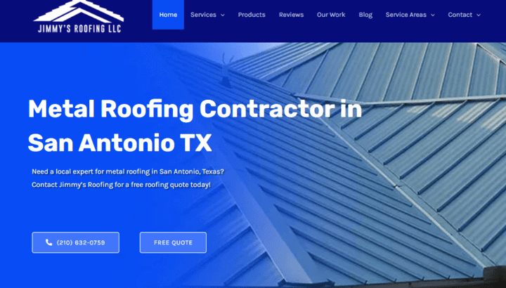 Metal Roofing Solutions in San Antonio by Jimmy’s Roofing