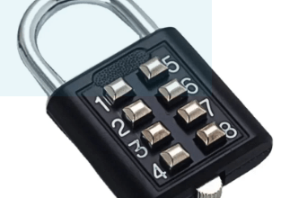 8 Digits Password Code Combination Smart Lock