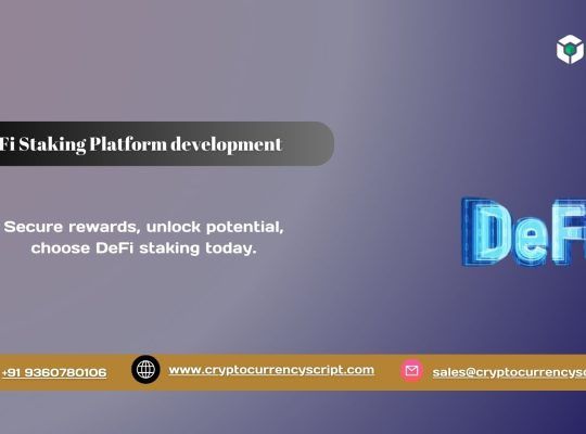 DeFi staking platform development company
