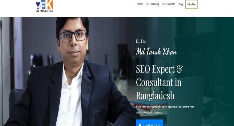 Md Faruk Khan: SEO Expert in Bangladesh