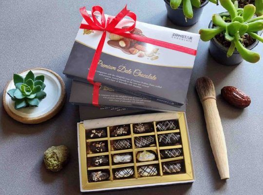 Zomstar Chocolate – Premium Stuffed Dates Delight A perfect