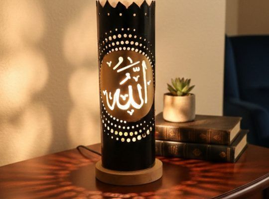 Home made table lamp