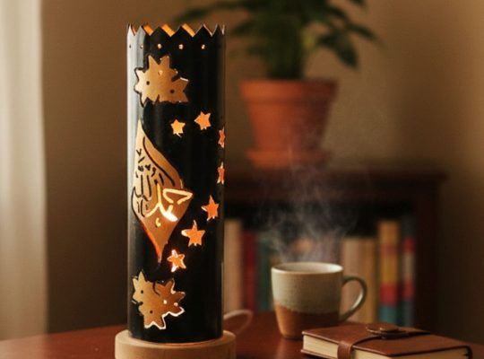 Home made table lamp