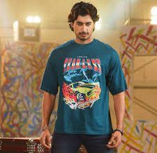 Drop Shoulder T Shirt Oversized Fit Premium Cotton Black