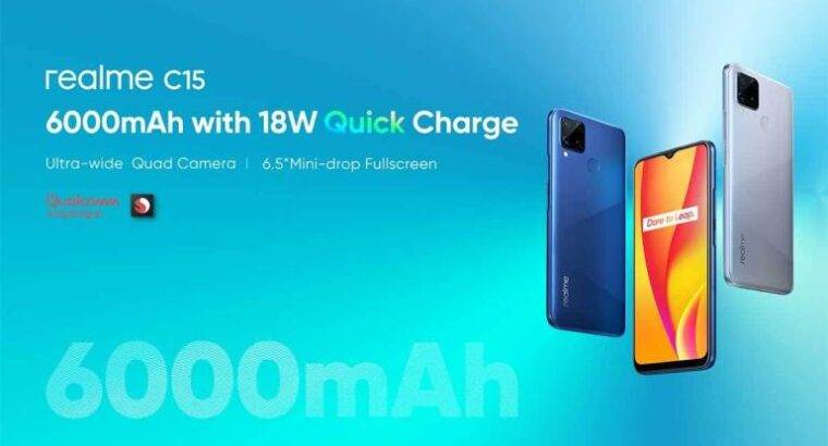 Realme C15 – Qualcomm Edition with 48 days