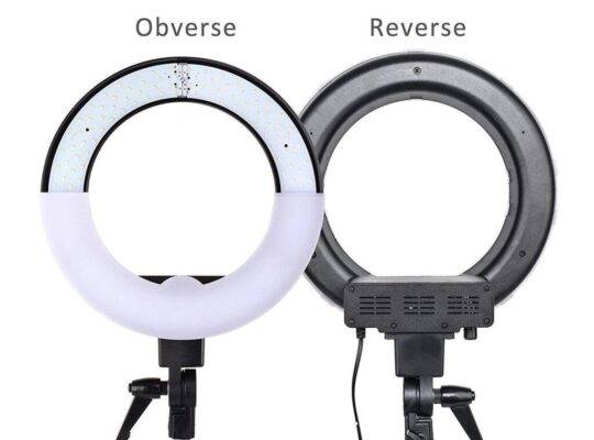 Zomei Premium LED Ring Light 46cm (18-Inch), 50W, 3200-5500K White Color & Temperature Control Full Set With Stand And Carry Bag