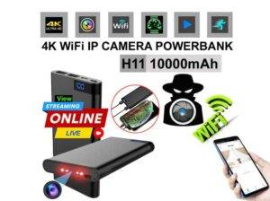 IP Camera Power bank Camera 4K Night Vision Live Wifi IP Camera
