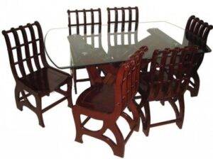 Dining Table (6 Chairs + 1 Table)