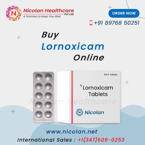 Buy Lornoxicam Online for Pain Relive